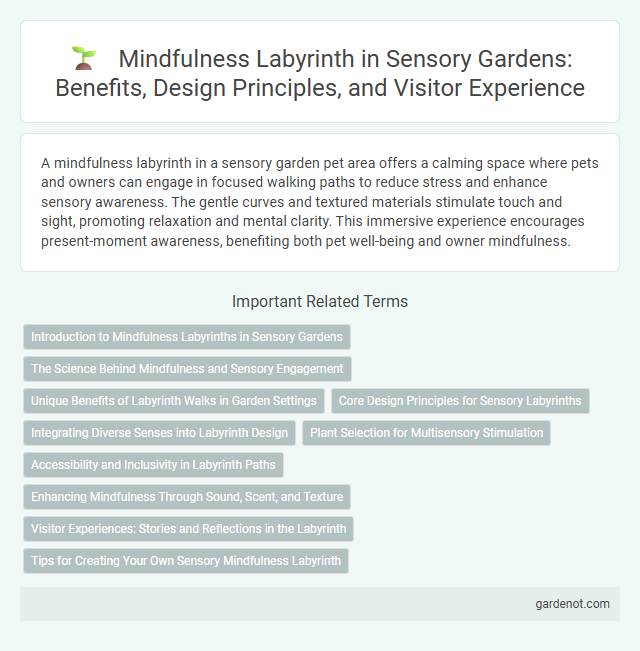 Mindfulness Labyrinth in Sensory Gardens: Benefits, Design Principles, and Visitor Experience