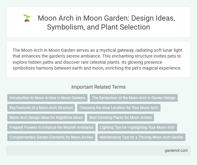 Moon Arch in Moon Garden: Design Ideas, Symbolism, and Plant Selection