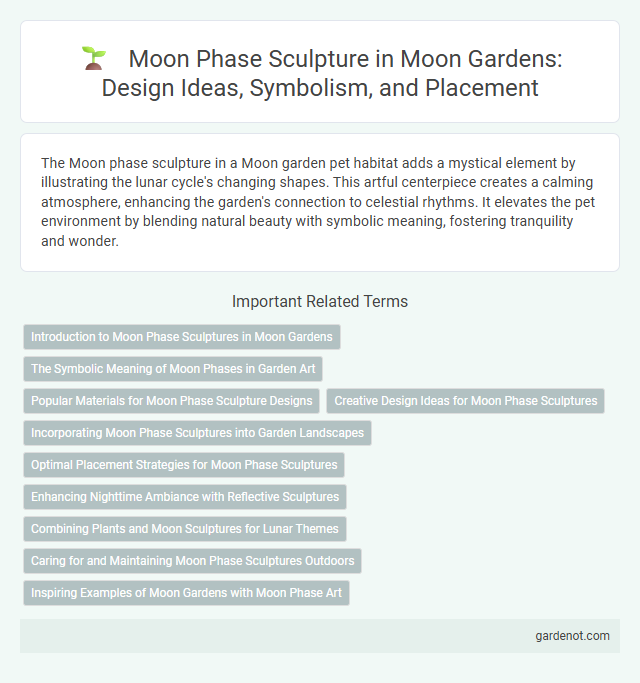 Moon Phase Sculpture in Moon Gardens: Design Ideas, Symbolism, and Placement