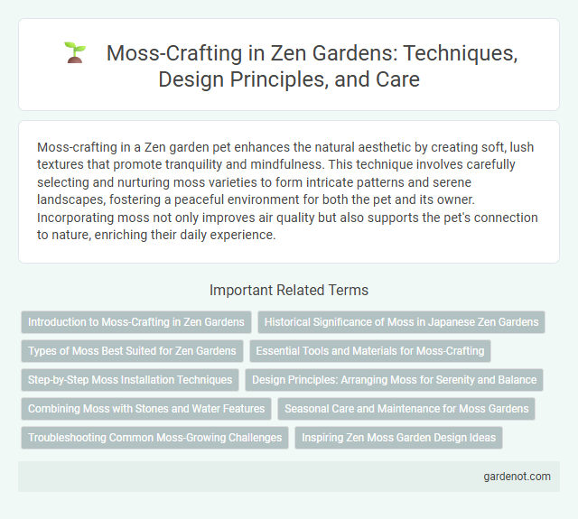 Moss-Crafting in Zen Gardens: Techniques, Design Principles, and Care