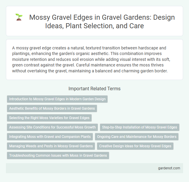Mossy Gravel Edges in Gravel Gardens: Design Ideas, Plant Selection, and Care