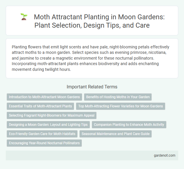 Moth Attractant Planting in Moon Gardens: Plant Selection, Design Tips, and Care