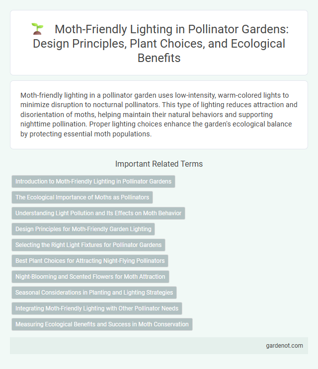 Moth-Friendly Lighting in Pollinator Gardens: Design Principles, Plant Choices, and Ecological Benefits