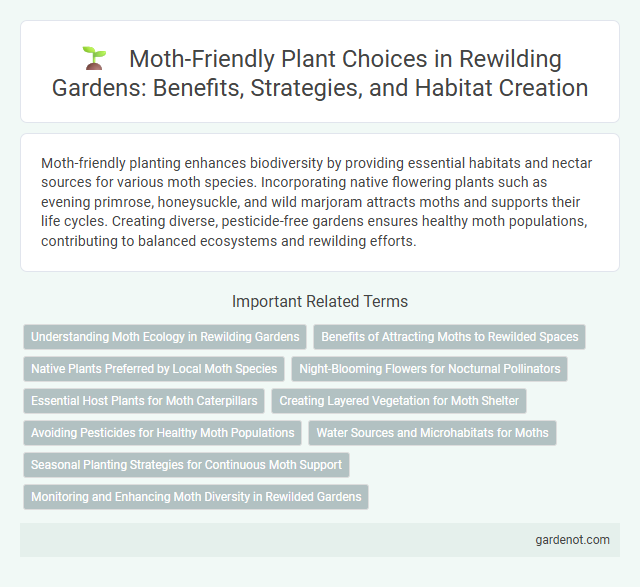 Moth-Friendly Plant Choices in Rewilding Gardens: Benefits, Strategies, and Habitat Creation