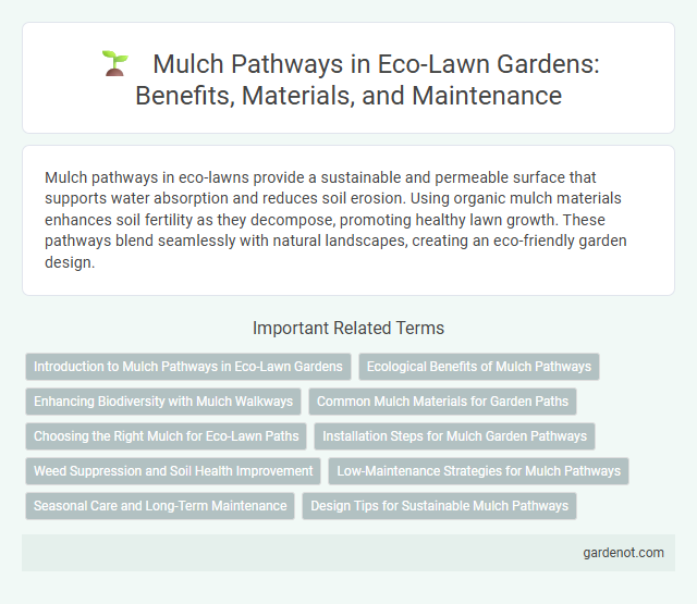 Mulch Pathways in Eco-Lawn Gardens: Benefits, Materials, and Maintenance