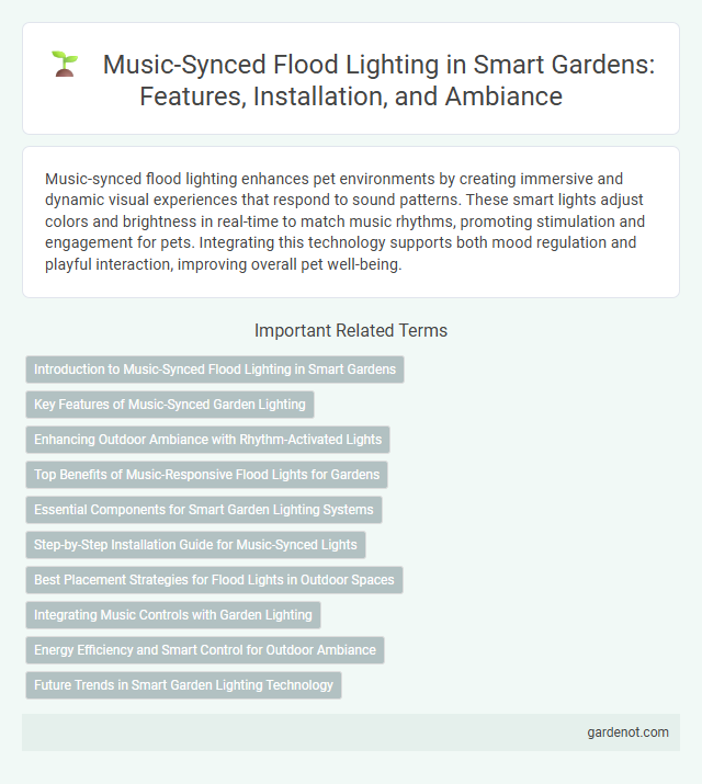 Music-Synced Flood Lighting in Smart Gardens: Features, Installation, and Ambiance