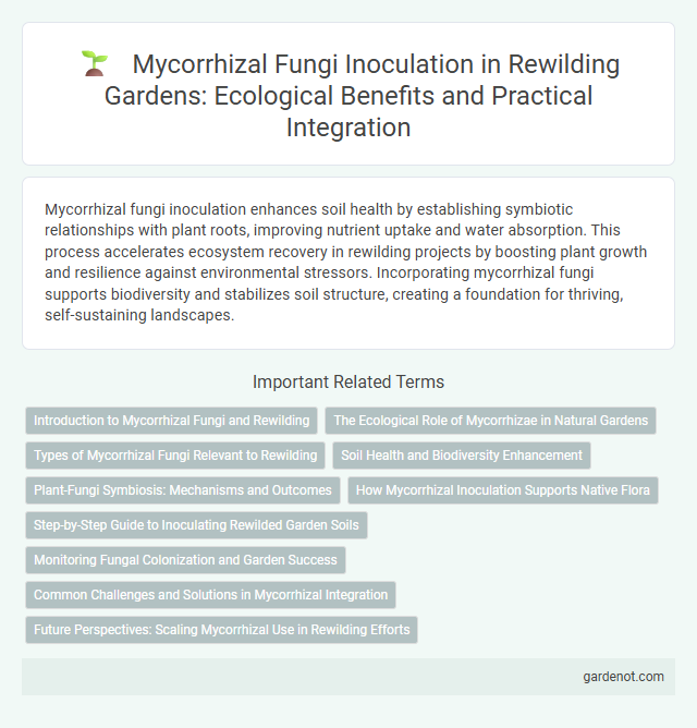 Mycorrhizal Fungi Inoculation in Rewilding Gardens: Ecological Benefits and Practical Integration