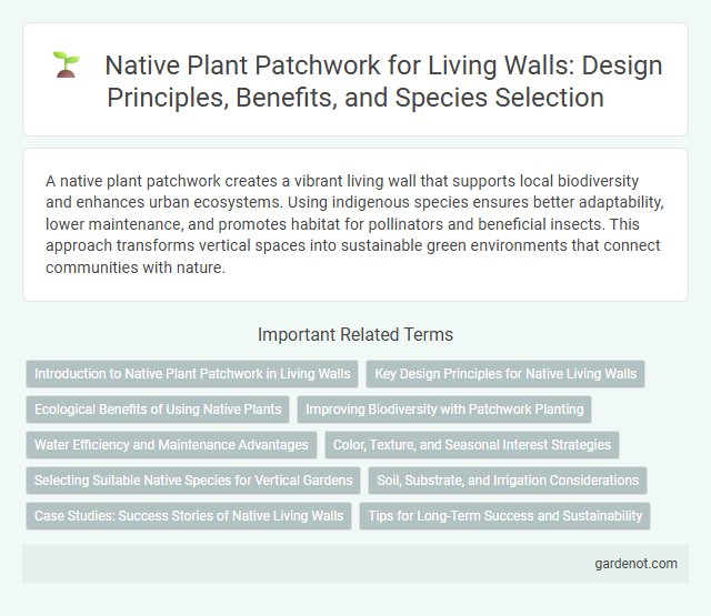 Native Plant Patchwork for Living Walls: Design Principles, Benefits, and Species Selection