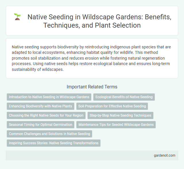 Native Seeding in Wildscape Gardens: Benefits, Techniques, and Plant Selection