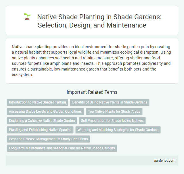 Native Shade Planting in Shade Gardens: Selection, Design, and Maintenance