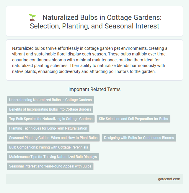 Naturalized Bulbs in Cottage Gardens: Selection, Planting, and Seasonal Interest
