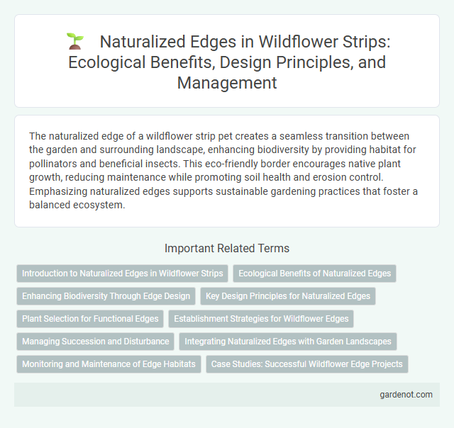 Naturalized Edges in Wildflower Strips: Ecological Benefits, Design Principles, and Management