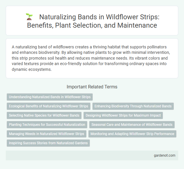 Naturalizing Bands in Wildflower Strips: Benefits, Plant Selection, and Maintenance