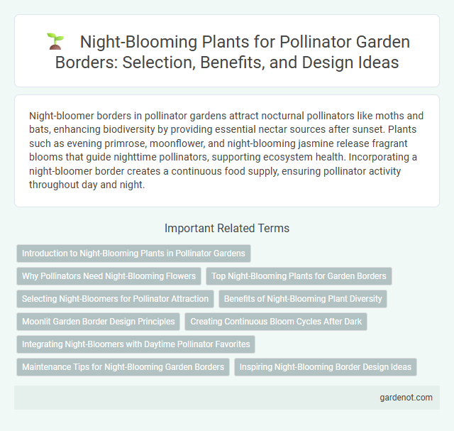 Night-Blooming Plants for Pollinator Garden Borders: Selection, Benefits, and Design Ideas