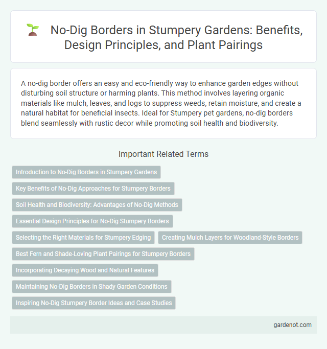 No-Dig Borders in Stumpery Gardens: Benefits, Design Principles, and Plant Pairings