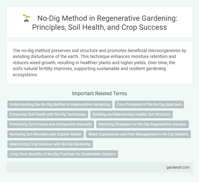 No-Dig Method in Regenerative Gardening: Principles, Soil Health, and Crop Success