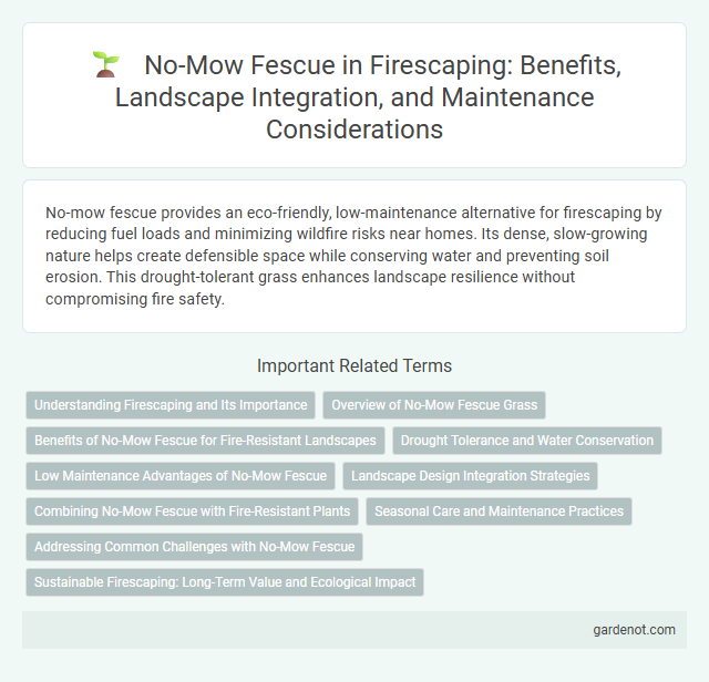 No-Mow Fescue in Firescaping: Benefits, Landscape Integration, and Maintenance Considerations