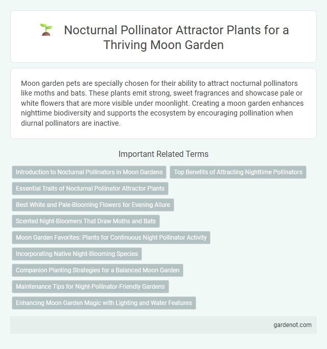 Nocturnal Pollinator Attractor Plants for a Thriving Moon Garden