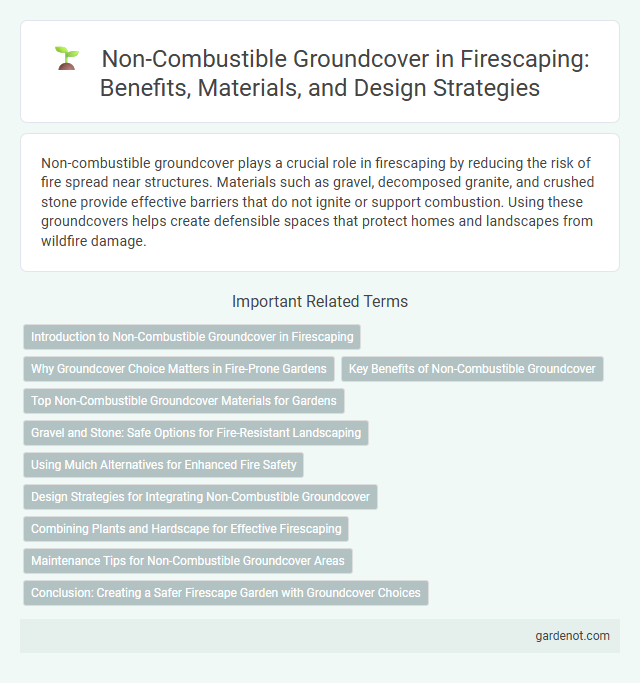 Non-Combustible Groundcover in Firescaping: Benefits, Materials, and Design Strategies