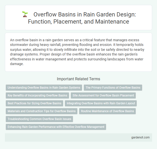 Overflow Basins in Rain Garden Design: Function, Placement, and Maintenance