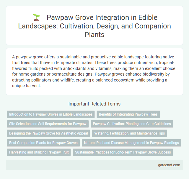 Pawpaw Grove Integration in Edible Landscapes: Cultivation, Design, and Companion Plants