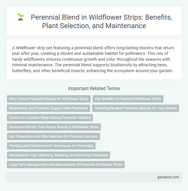 Perennial Blend in Wildflower Strips: Benefits, Plant Selection, and Maintenance