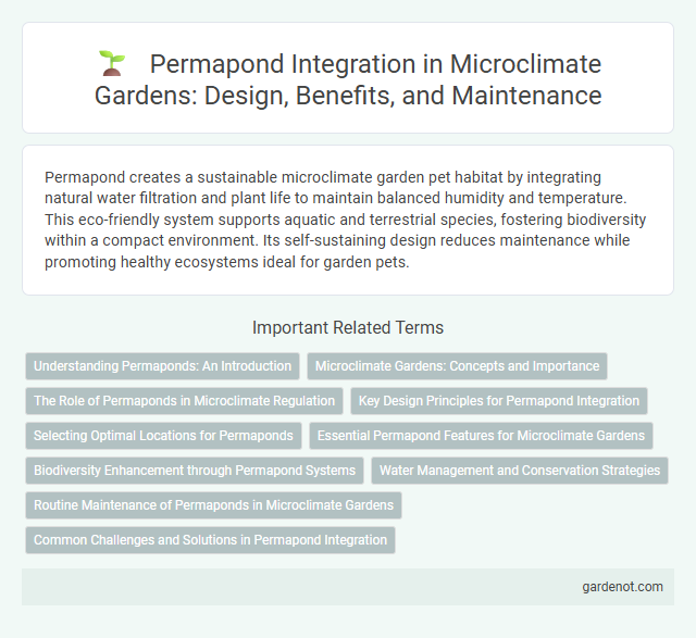 Permapond Integration in Microclimate Gardens: Design, Benefits, and Maintenance
