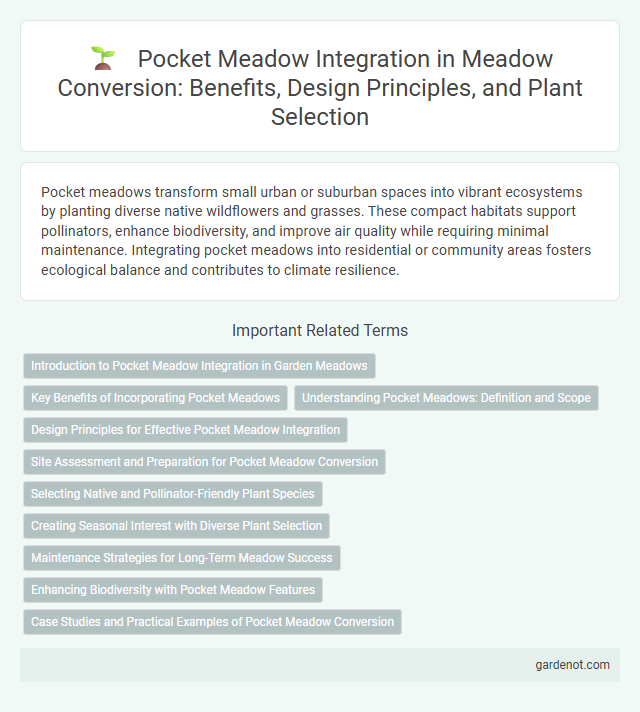 Pocket Meadow Integration in Meadow Conversion: Benefits, Design Principles, and Plant Selection