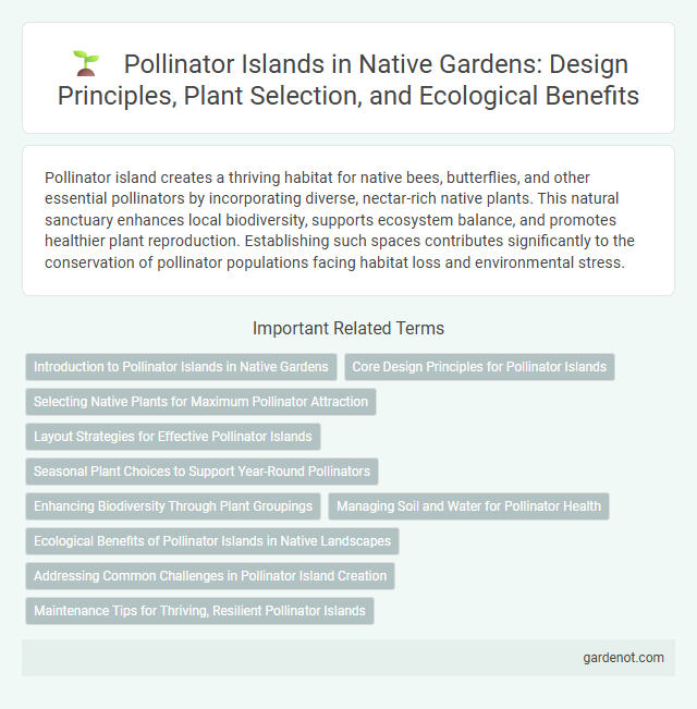 Pollinator Islands in Native Gardens: Design Principles, Plant Selection, and Ecological Benefits
