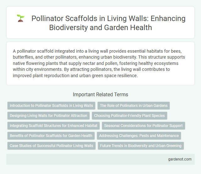 Pollinator Scaffolds in Living Walls: Enhancing Biodiversity and Garden Health
