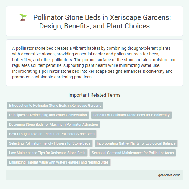 Pollinator Stone Beds in Xeriscape Gardens: Design, Benefits, and Plant Choices