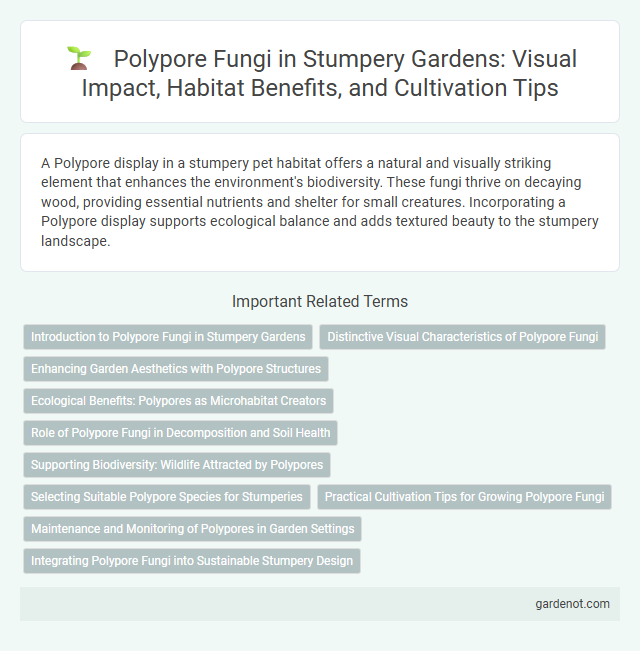 Polypore Fungi in Stumpery Gardens: Visual Impact, Habitat Benefits, and Cultivation Tips