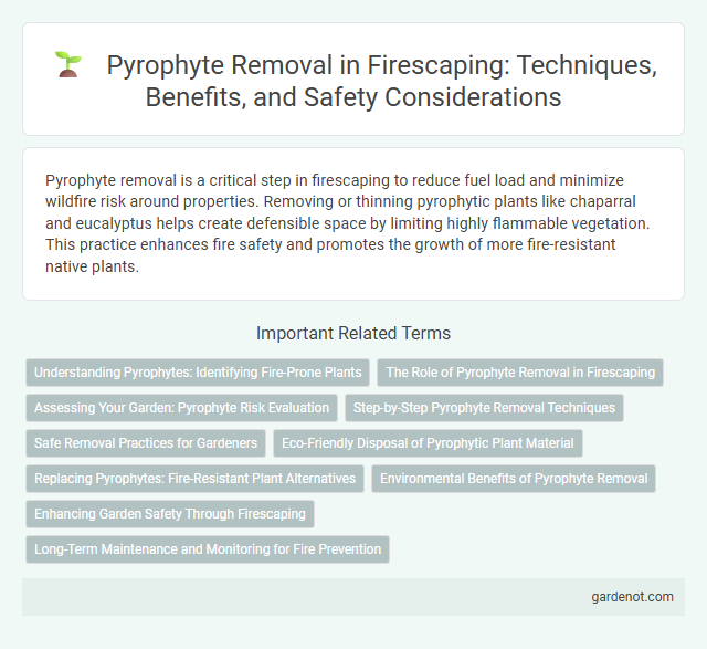Pyrophyte Removal in Firescaping: Techniques, Benefits, and Safety Considerations