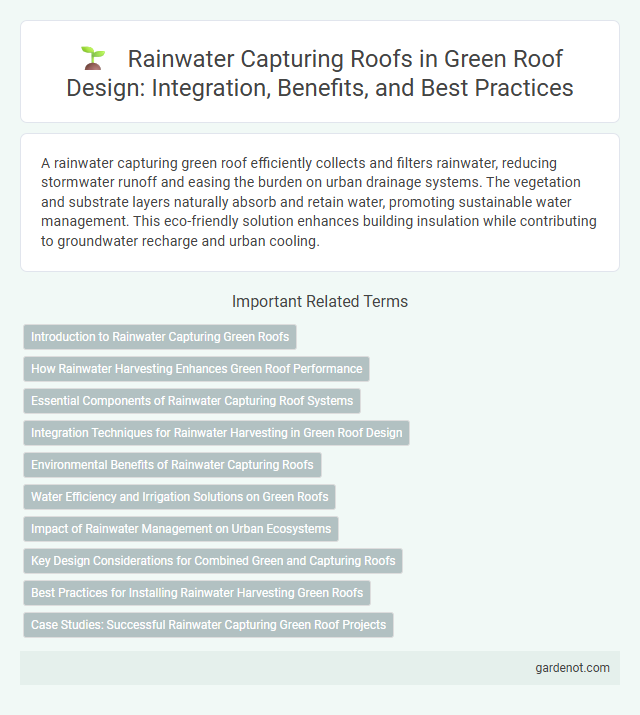 Rainwater Capturing Roofs in Green Roof Design: Integration, Benefits, and Best Practices