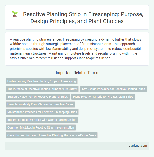 Reactive Planting Strip in Firescaping: Purpose, Design Principles, and Plant Choices