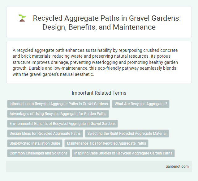 Recycled Aggregate Paths in Gravel Gardens: Design, Benefits, and Maintenance