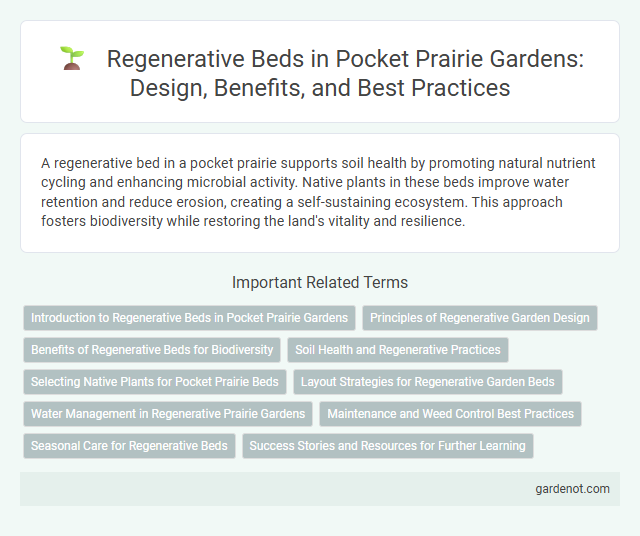 Regenerative Beds in Pocket Prairie Gardens: Design, Benefits, and Best Practices