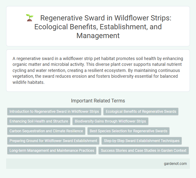Regenerative Sward in Wildflower Strips: Ecological Benefits, Establishment, and Management