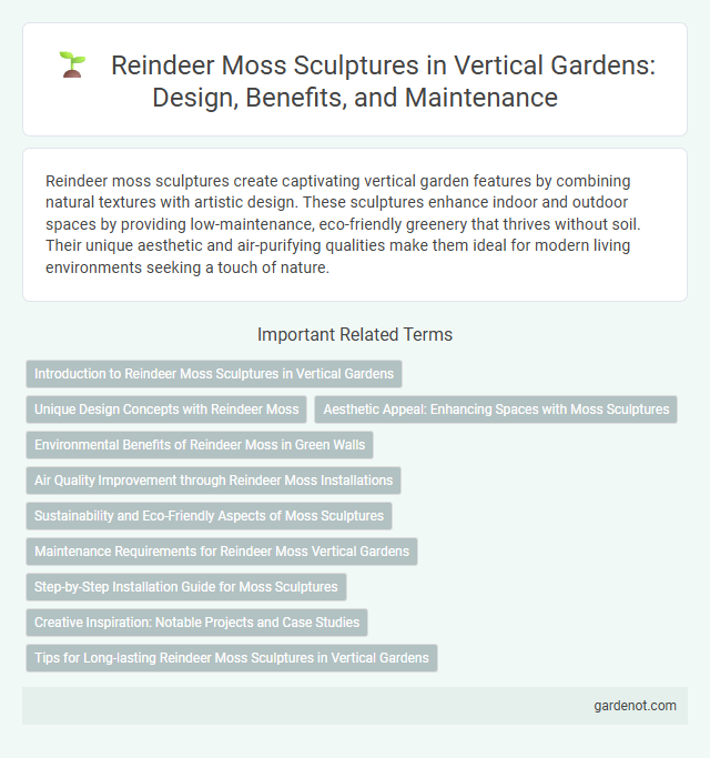 Reindeer Moss Sculptures in Vertical Gardens: Design, Benefits, and Maintenance