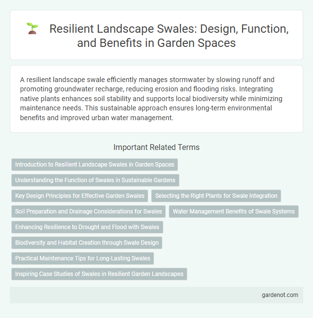 Resilient Landscape Swales: Design, Function, and Benefits in Garden Spaces