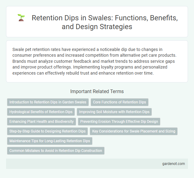 Retention Dips in Swales: Functions, Benefits, and Design Strategies