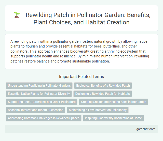 Rewilding Patch in Pollinator Garden: Benefits, Plant Choices, and Habitat Creation