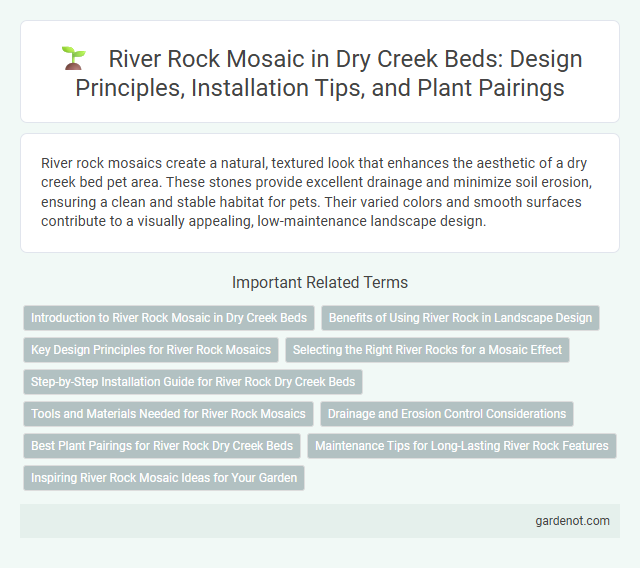 River Rock Mosaic in Dry Creek Beds: Design Principles, Installation Tips, and Plant Pairings