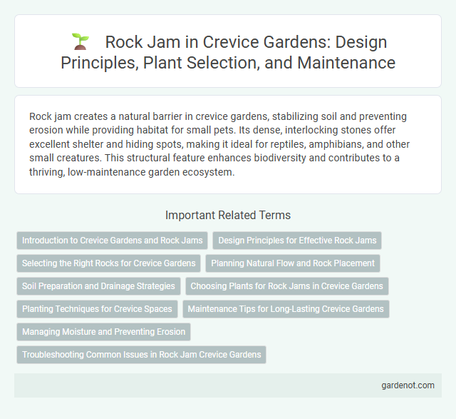 Rock Jam in Crevice Gardens: Design Principles, Plant Selection, and Maintenance