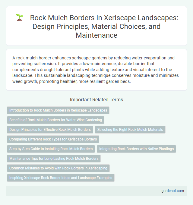 Rock Mulch Borders in Xeriscape Landscapes: Design Principles, Material Choices, and Maintenance