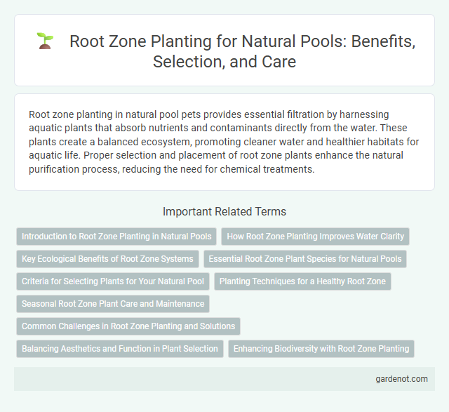 Root Zone Planting for Natural Pools: Benefits, Selection, and Care