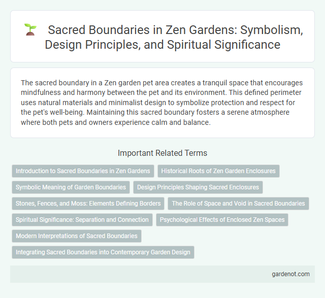 Sacred Boundaries in Zen Gardens: Symbolism, Design Principles, and Spiritual Significance
