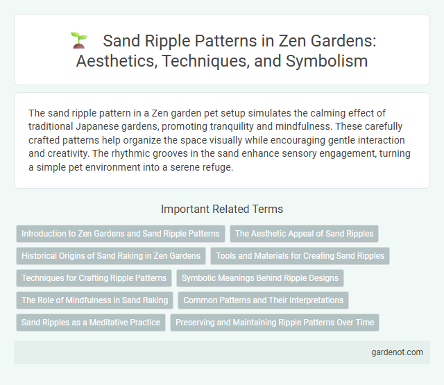 Sand Ripple Patterns in Zen Gardens: Aesthetics, Techniques, and Symbolism