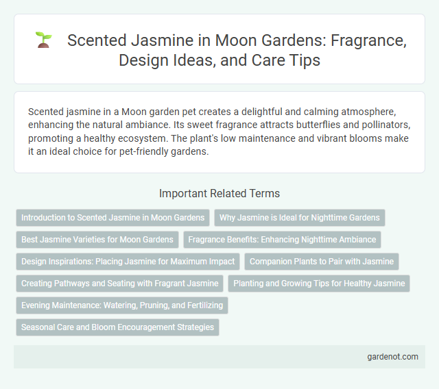 Scented Jasmine in Moon Gardens: Fragrance, Design Ideas, and Care Tips