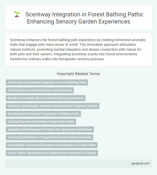 Scentway Integration in Forest Bathing Paths: Enhancing Sensory Garden Experiences